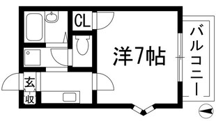 コンフォール売布の物件間取画像